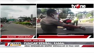 Sempat Dipadati Wisatawan, Petugas Perketat Pengecekan Kendaraan di Jalur Puncak | Economy tvOne