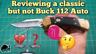 Review/impression of a classic \u0026 historical Buck 112 Auto knife… loaned to me from a subscriber! 🤔