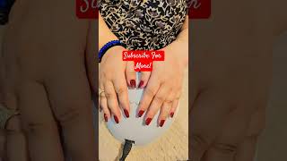 Red pasting Nails 💅 Done Beautifully 😍 #nails #red #shorts #viral #trending