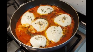 Ricetta facile, squisita e veloce: Petto di Pollo con Mozzarella Filante tutto in Padella