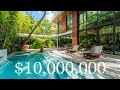 Inside a TRI-LEVEL $10,000,000 Modern Miami Estate with BASEMENT | 3230 Crystal Ct, Coconut Grove