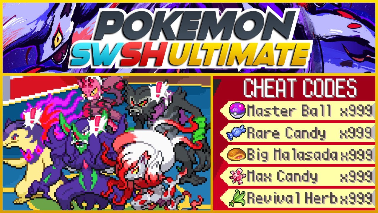 Pokemon Sword And Shield Ultimate Cheat Codes | Master Ball Cheat ...