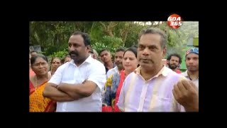 Michael plays politics in Siolim