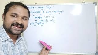 stacks using arrays