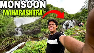 lovely waterfall of Jamge 😍 | Beauty of konkan | Waterfall | waterfall in jamge khed AD189