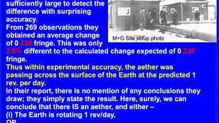 Michelson Gale Experiment explained
