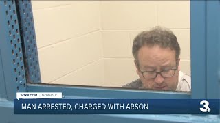 Man arrested, charged with arson