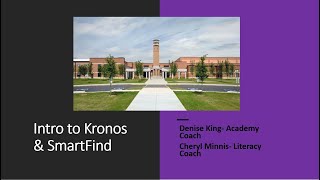 How To Kronos and SmartFind