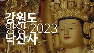 강원도 양양 낙산사 2023년 입춘대길 만사형통, 길에서 길을 묻다