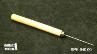 SPK-940.00 - Tungsten Solder Pick for Platinum, 6 Inches - Jewelry Tools Demo