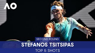 Stefanos Tsitsipas | Top 5 Shots (2R) | Australian Open 2022