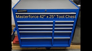 Masterforce 42" x 25" Toolbox
