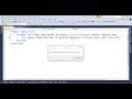Visual Basic.Net For Absolute Beginners - Tutorial 1