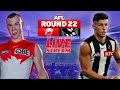 SYDNEY SWANS vs COLLINGWOOD MAGPIES | 2024 Round 22 AFL Live Stream