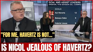 ✅NOW! STEVE NICOL HARSHLY CRITICISES HAVERTZ! IS HE RIGHT? SEE HAVERTZ'S STATS AT ARSENAL!