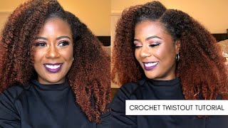 Crochet Twist Out Tutorial for TWA