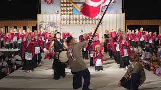 [4K] 大橋通り踊り子隊 よさこい鳴子踊り特別演舞 2022 1日目　高知城演舞場