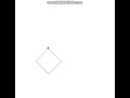 Python Turtle - Draw a diamond