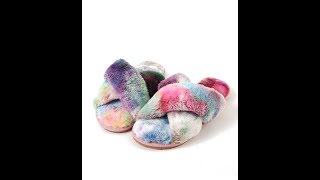 Fuzzy Fluffy Slippers for Women Plush Slippers for Women