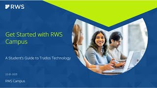 Get Started with RWS Campus, a Student's guide