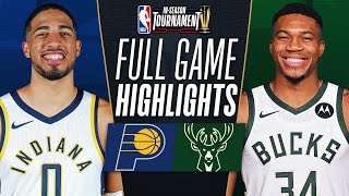 PACERS at BUCKS | NBA IN-SEASON TOURNAMENT 🏆 | FULL GAME HIGHLIGHTS | December 7, 2023