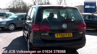 2012  Volkswagen Sharan  S  2l Urano Grey Metallic FT62FZU for sale at JCB VW Medway