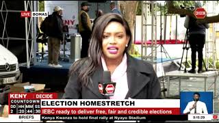 KBC brings you elections live updates from the Bomas of Kenya