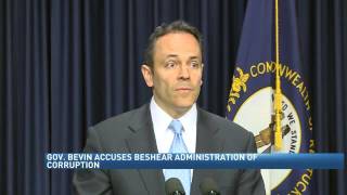Bevin: Greed, Corruption Uncovered in Former Governor's Administration
