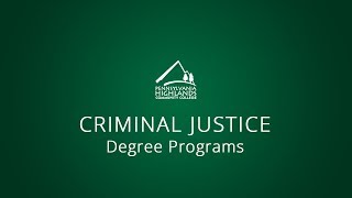 Criminal Justice - Degree Programs
