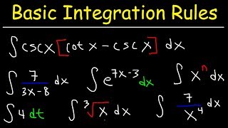 Basic Integration Problems