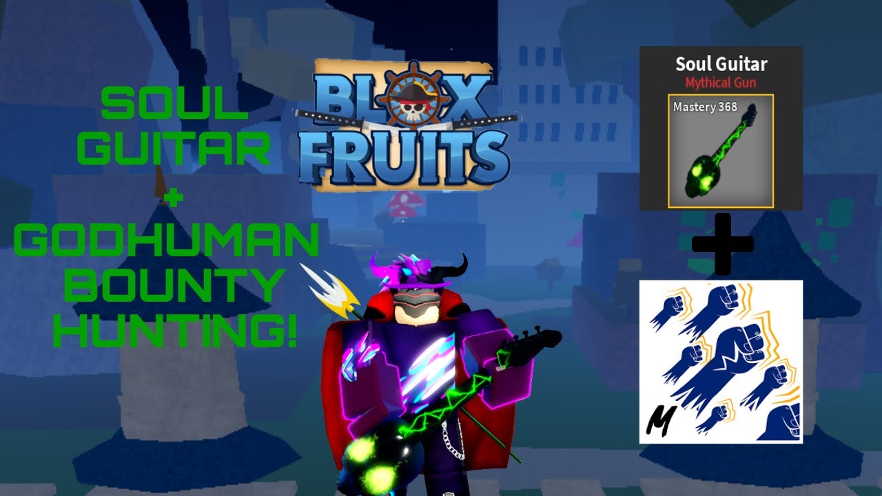 Blox Fruits | Soul Guitar One Shot Combo & Bounty Hunting - YouTube