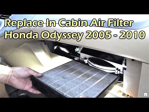 Honda Odyssey Replace In Cabin Air Filter (2005 - 2010) Honda Odyssey Replace In Cabin Air Filter (2005 - 2010)