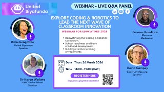 Explore Coding & Robotics To Lead Classroom Innovation (Educators Webinar) ๐ฑ