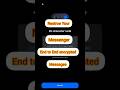 Create 40-Character Code to Restore Messages on Messenger | Secure Backup Guide #shorts  #smartphone