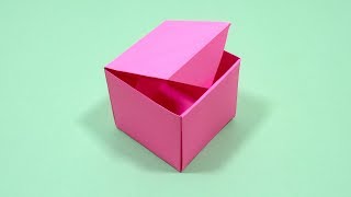 Easy Paper Box | How To Make Origami Box With Color Paper | DIY Paper Crafts