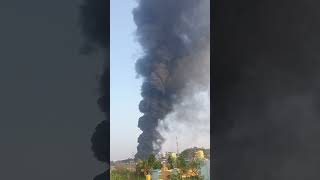 fire tragedy  in Restolex warehouse in T Beguru/ ಟಿ ಬೇಗೂರು ಬೆಂಕಿ ಅನಾಹುತ