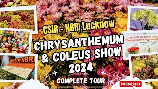 NBRI Lucknow Chrysanthemum \u0026 Coleus Show 2024 | Complete Tour \u0026 Highlights