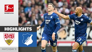 VfB Stuttgart - TSG Hoffenheim 2-3 | Highlights | Matchday 9 – Bundesliga 2023/24