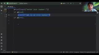 Python program to check even or odd number #pythontutorial #pythonlearning #python #python3