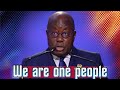 Ghana President Nana Akufo-Addo Addresses Black Americans During Speech