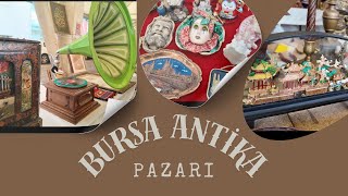 Bursa Nilüfer Antika Pazarı /4K vlog / 2025