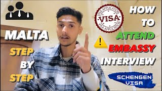 MALTA Embassy Interview Q/A //Step by Step // How To attend Malta Embassy Interview// Study Visa //