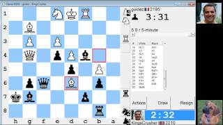 LIVE Blitz #2118 (Speed) Chess Game: Black in English: closed system