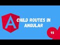 Child Routes In Angular | Angular Child Routes | Angular Tutorial | NSCODE