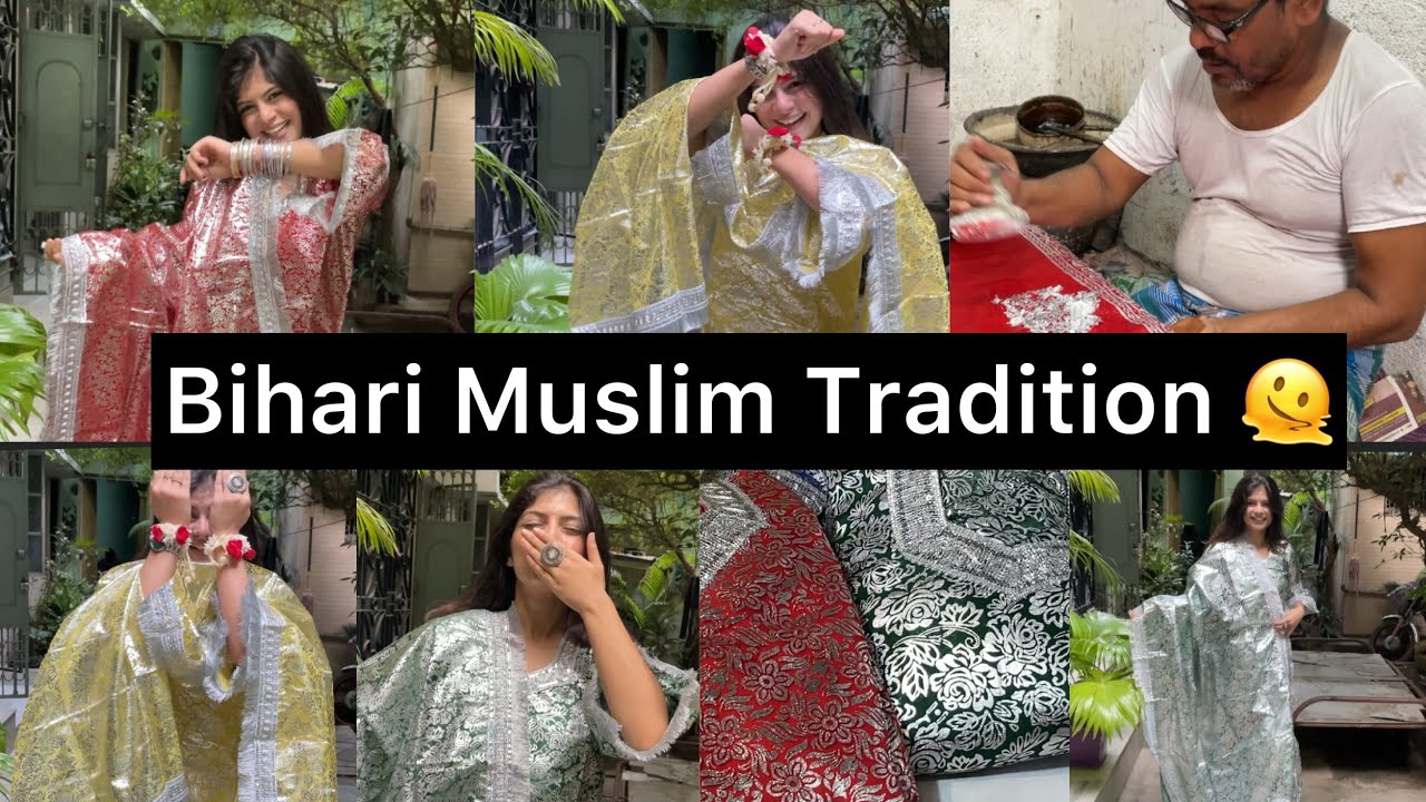 “CHAAPA”-Bihari Muslim Tradition🥰||Nikah Dress Of Bihari Muslim🫠 ...