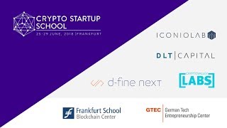 Luca Frignani \u0026 Veronika Kütt Pt 1, Frankfurt School Blockchain Center // Crypto Startup School 2018