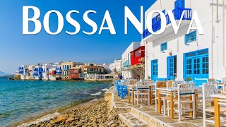 Bossa Nova Jazz - Boost Focus & Relaxation: Seaside Cafe with Calming Waves & Smooth Jazz