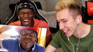 REACTING TO OLD VIDEOS WITH KSI!