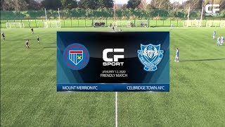 Highlights:Mount Merrion FC 2-vs-1 Celbridge Town AFC