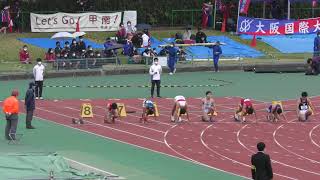 2021 関西IC 男子1部100m予選(4-3+4)第3組